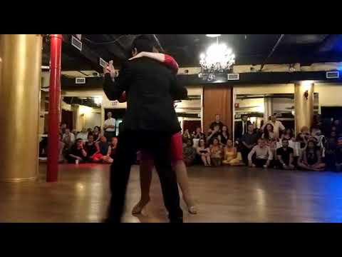 Ariadna Naveira and Fernando Sanchez perform at the NYC All Night Milonga