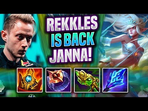 REKKLES BRINGS BACK JANNA! - KC Rekkles Plays Janna SUPPORT vs Lux! | Preseason 2022