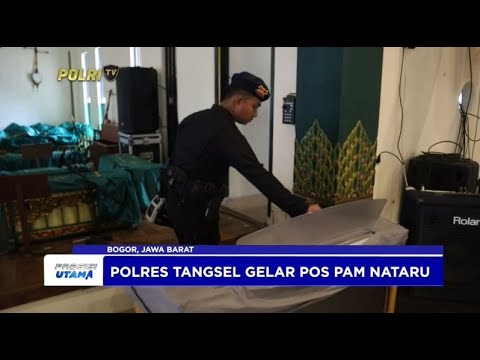 POLSEK PONDOK AREN PEMANTAUAN POSPAM NATARU DAN KUNJUNGAN GEREJA
