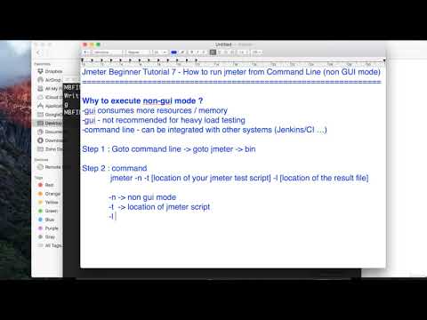 07   How to run jmeter from Command Line non GUI mode   JMeter   Step by Step for Beginners en US