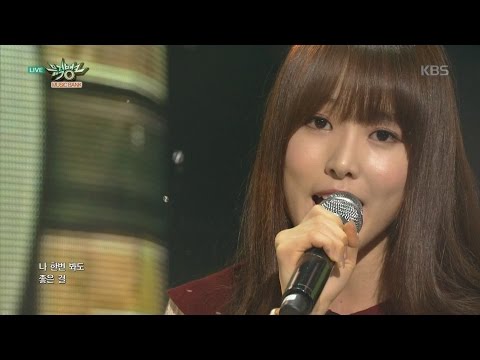 뮤직뱅크 - 유주X선율, 봄바람 타고온 설렘 폭발! ‘보일 듯 말 듯’.20160318