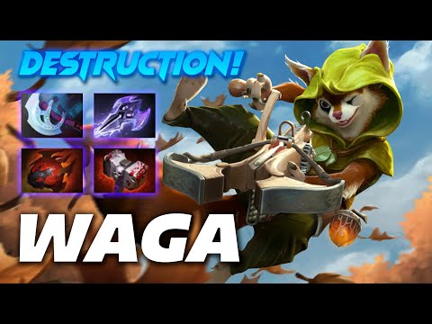 WAGA Hoodwink Destruction! - Dota 2 Pro Gameplay 7.28 [Watch & Learn]