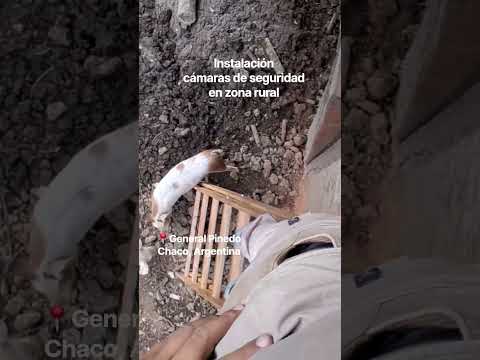 Instalación de cámaras de seguridad DAHUA en zona rural Chaco Argentina