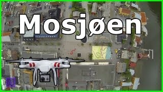 preview picture of video 'Mosjøen as seen from above'