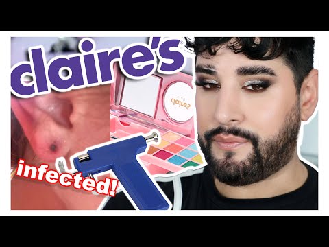 Claire’s Contaminated Makeup and infectious ear piercing | Claire’s Beauty Fails