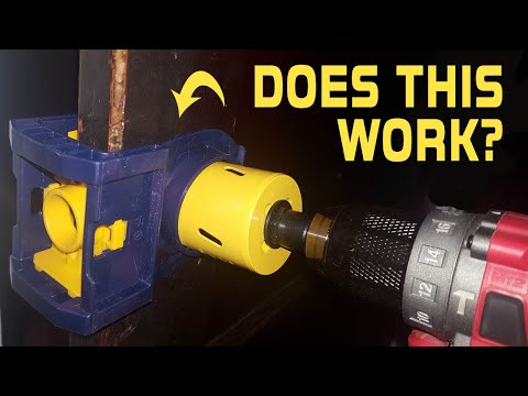 Irwin Door Lock Installation Kit with template and hole saws: is it any good? Tool test and review