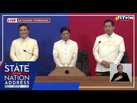 Part 1 of President Ferdinand Marcos Jr.'s State of the Nation Address on July 24, 2023