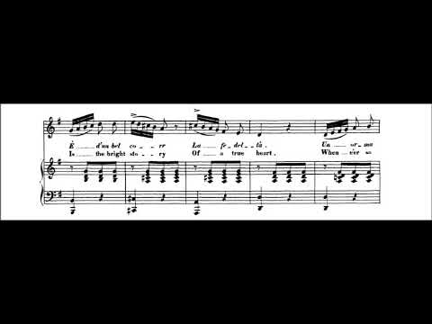 Come il candore - G major (N.  Vaccaj - Metodo pratico di canto) piano accompaniment (facilitated)
