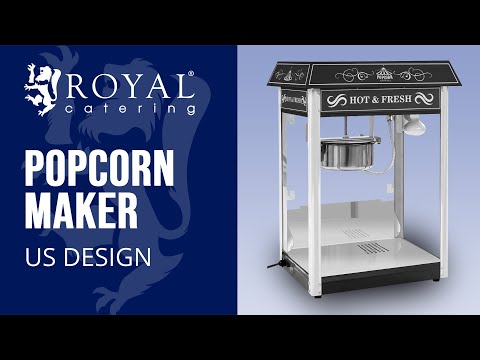 video - Popcorn Maker Black – US Design