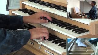 J.S. Bach: Sonata in E-flat major BWV 525, first movement - Willem Tanke, organ (