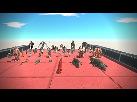 WORLD DRAG RACE CHAMPIONSHIP ALL UNIT !! -Animal Revolt Battle Simulator