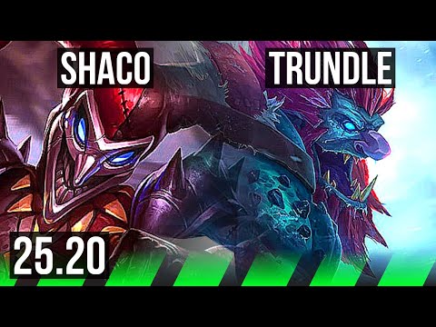 SHACO vs TRUNDLE (JGL) | Dominating | KR Master | 25.20