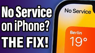 My iPhone Says No Service! Here