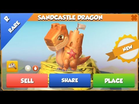 SANDCASTLE DRAGON HATCHING + Comet Dragon Breeding Done! - Dragon Mania Legends #554