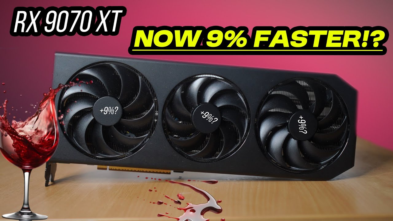 Crosschecking Hardware Unboxed's "RX 9070 XT is Now Faster, AMD Finewine" Benchmarks