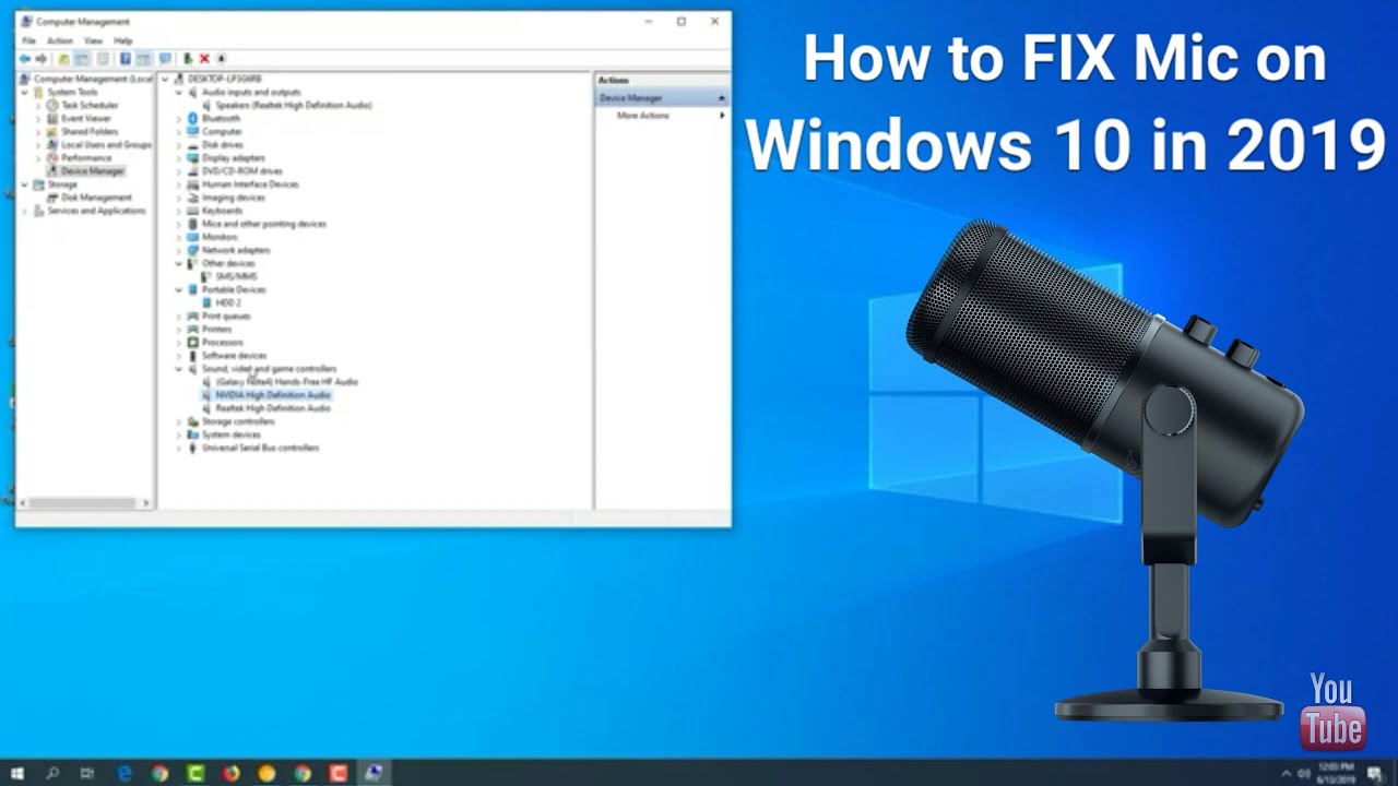Fix Microphone Not Working in Windows 10 2019 Guide