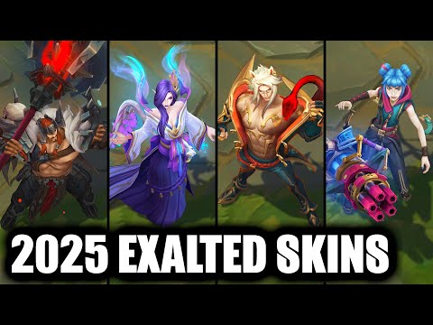 All Exalted Skins Spotlight 2025 (League of Legends)