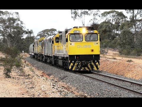 GML10-8044-864-8030 on 7961V arrive at Dunolly to load canola for Cargills Newcastle.  07-10-19.