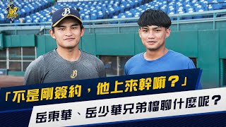 [分享] 岳東華、岳少華兄弟倆球場相見歡聊什麼？