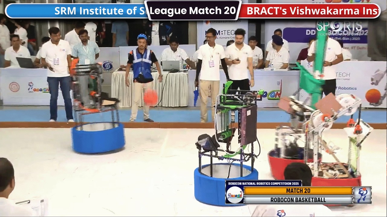 SRM Vs VIIT | League Match 20 | ABU Robocon 2025 India