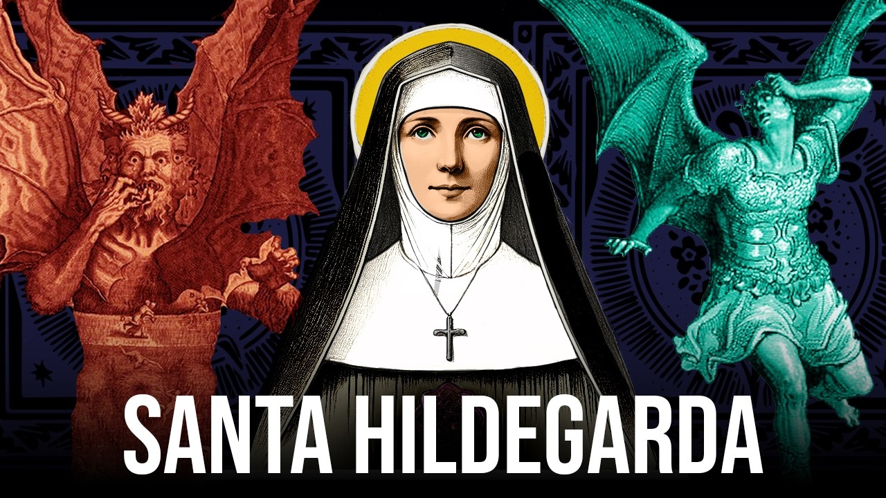 The saint who expelled evil spirits with stones, crystals and plants | Saint Hildegard of Bingen