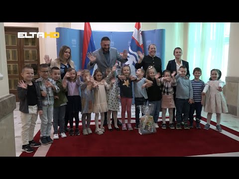 BL HRONIKA 05 10 23  - MALIŠANI IZ VRTIĆA U POSJETI SKUPŠTINI GRADA