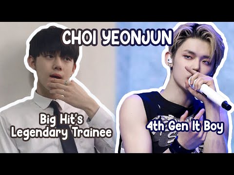 Choi Yeonjun from being Bighit Legendary Trainee to 4th Gen It Boy