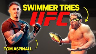 Swimmer tries MMA ft Tom Aspinall