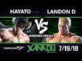 F X 259 Tekken 7 THG Hayato Devil Jin Jin Vs TIMB Landon D Geese T7 Winners Finals