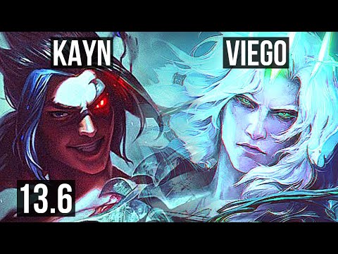 KAYN vs VIEGO (JNG) | 3.3M mastery, 7 solo kills, 10/2/4, Legendary | TR Grandmaster | 13.6