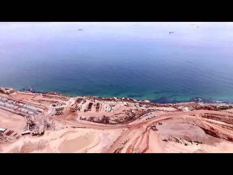 Les falaise d'Oran vu du ciel par Drone