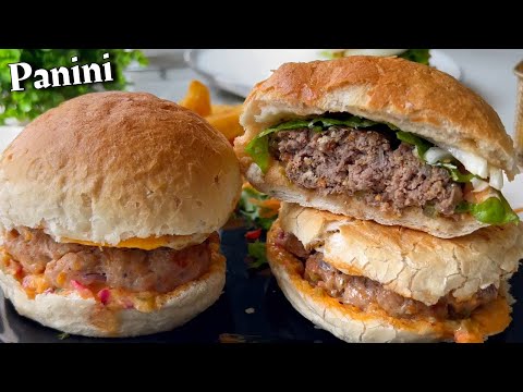 PANINI PAIN FOURÉ A LA VIANDE DE BŒUF HACHÉE.