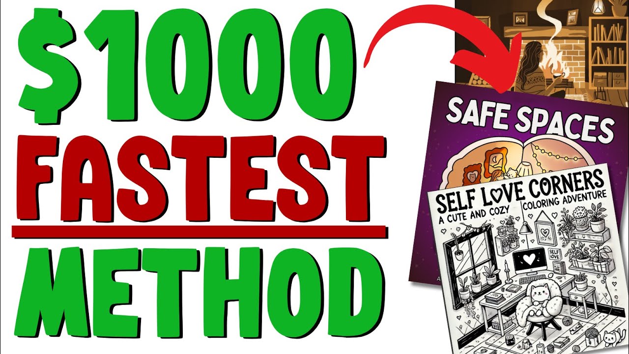 This is My OPPOSITE Strategy to Make $1,000 with Coloring Books...