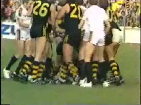 1983 Round 19 Glenelg v Port infamous game marred by brawls and won by Glenelg by 95 points