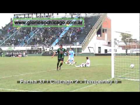 Fiesta en Mataderos y Gol de Carboni / Chicago 2 - Temperley 0 / Fecha 37 1ºB 11´/12´