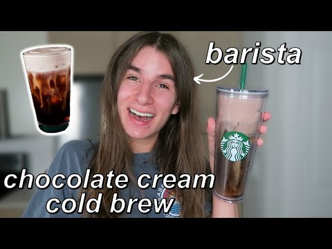 How To Make A Starbucks Chocolate Cream Cold Brew At...