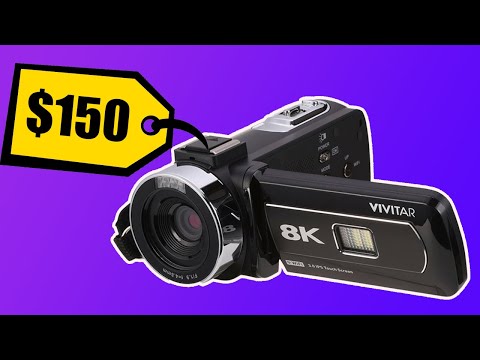8K for $150? - Vivitar 8K Digital Camcorder Review, Video Test, Unboxing
