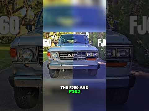 Unstoppable Toyota FJ60/FJ62: Why It's a Legend #shorts