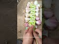 Sharing Garlic Storage Method: How to Braid Fresh Garlic for Air Drying 💡#rurallife #farmwork