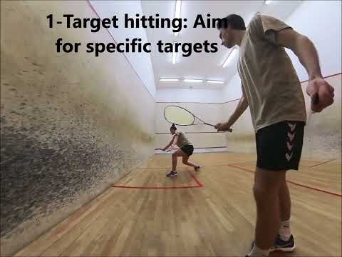 Squash Training Tips: Backhand Drive