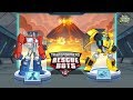 Transformers Rescue Bots Disaster Dash Hero Run 101 OUTRUN Lava Flows W Epic DinoBots By Budge