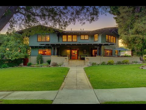 The Berns Team Presents 173 Highland Place in Monrovia, CA-Historical Craftsman "The Everest House"