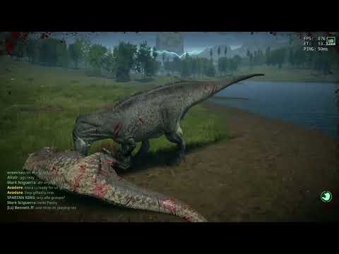 The Isle Acro vs Rex (triple kill)