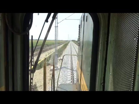 Train Driver's view: railroad in Serbia from Pancevo to Ovca - SERBIAN RAILWAYS