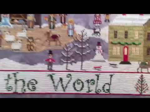 See stitched models of Praiseworthy Stitches' Christmas patterns