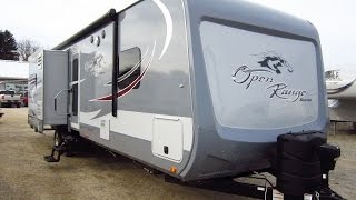 preview picture of video 'HaylettRV.com - 2015 Roamer 310BHS Bunkhouse Travel Trailer by Open Range RV'