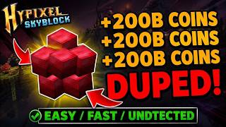 NEW Best Hypixel Skyblock Dupe Glitch w Minion Crasher NOT PATCHED! 2026
