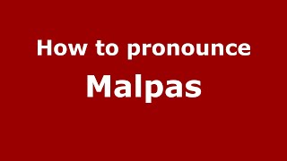 How to pronounce Malpas