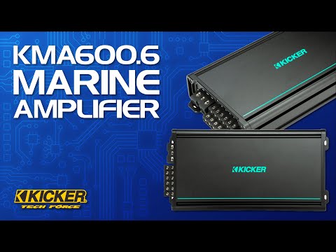 KICKER KMA600.6 Marine Amplifier Overview