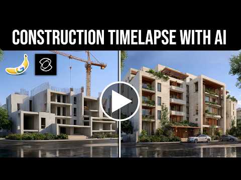 This AI Tool Turns a Single Render into a Full Construction Timelapse 😱